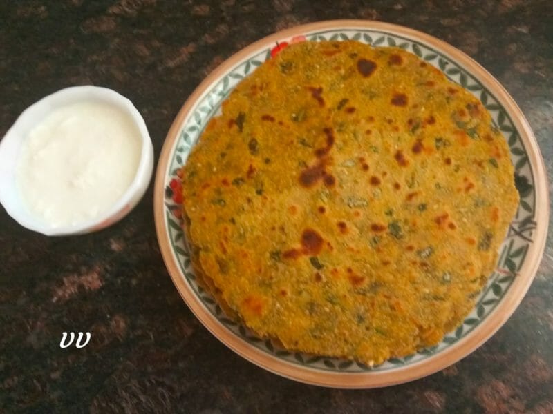 Methi Bajra Paratha